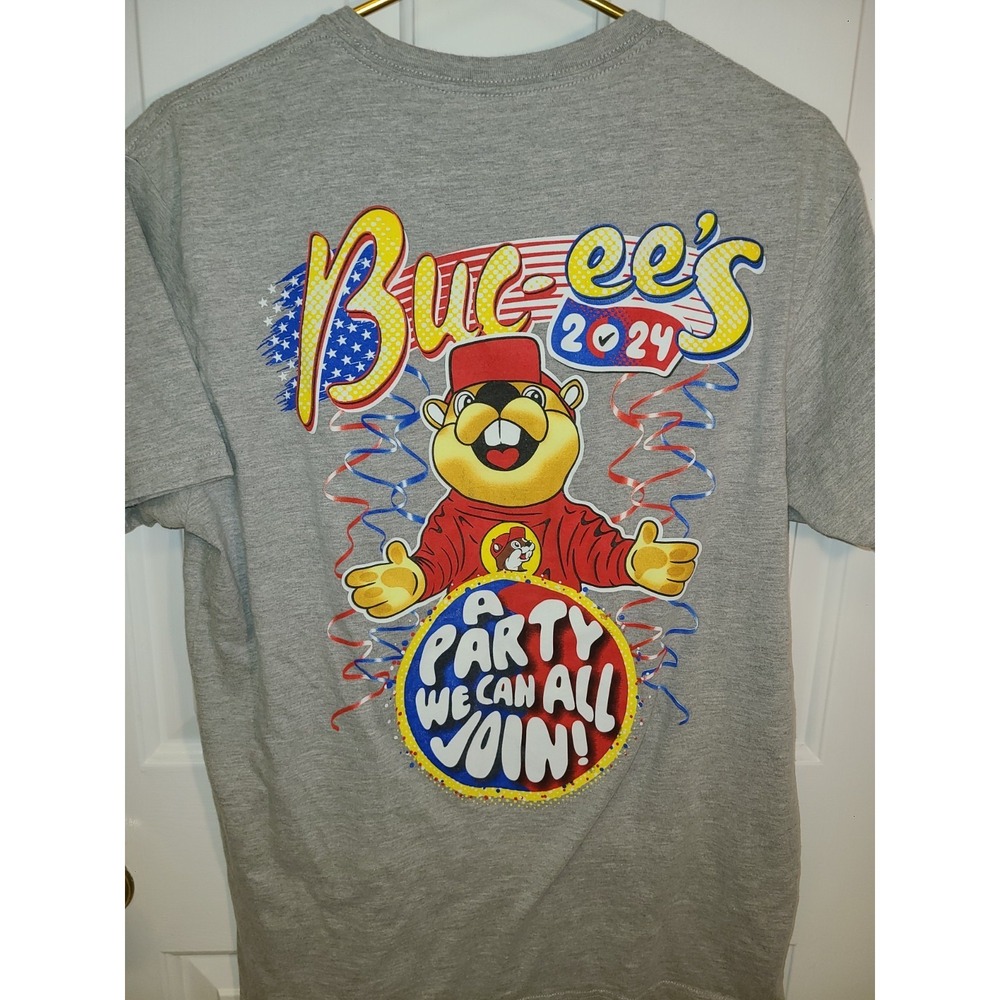 Buc-ee's Unisex Tee "A Party We Can All Join" - Size Large  Short Sleeve‎ tshirt